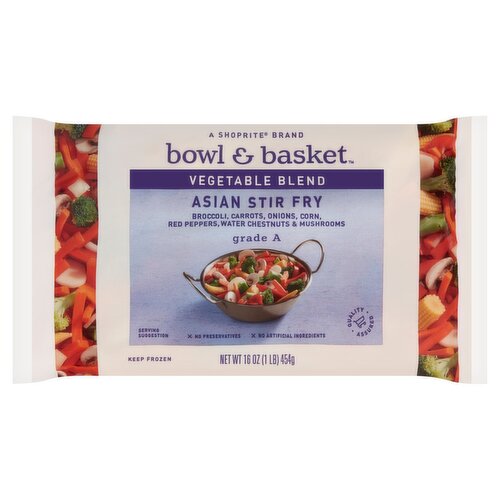 Bowl & Basket Asian Stir Fry Vegetable Blend, 16 oz