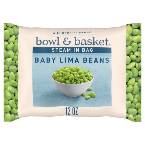 Bowl & Basket Steam in Bag Baby Lima Beans, 12 oz