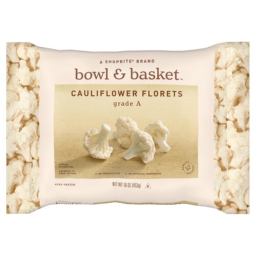 Bowl & Basket Cauliflower Florets, 16 oz