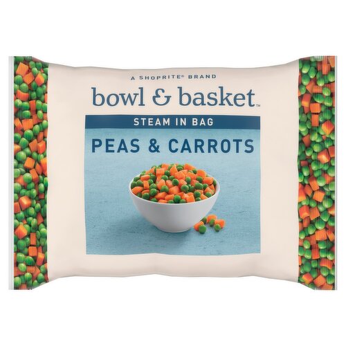 Bowl & Basket Steam in Bag Peas & Carrots, 12 oz