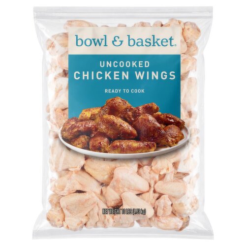 Bowl & Basket Uncooked Chicken Wings, 10 lbs