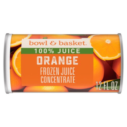Bowl & Basket Frozen 100% Orange Juice Concentrate, 12 fl oz