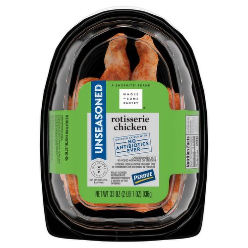 Wholesome Pantry Perdue Unseasoned Rotisserie Chicken, 33 oz