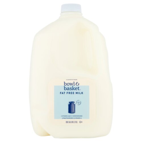 Bowl & Basket Fat Free Milk, one gallon