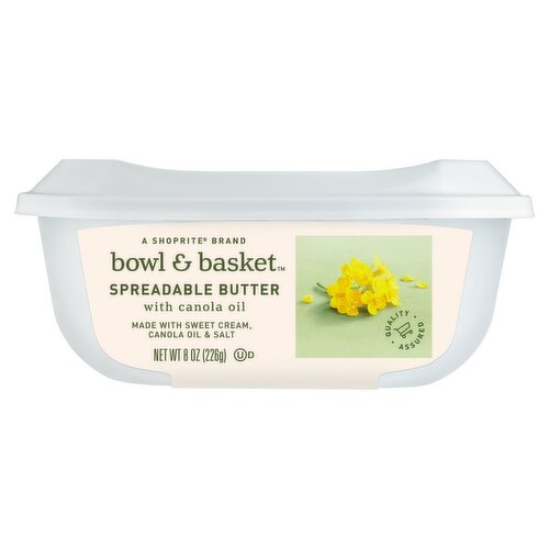 Bowl & Basket Spreadable Butter with Canola Oil, 8 oz