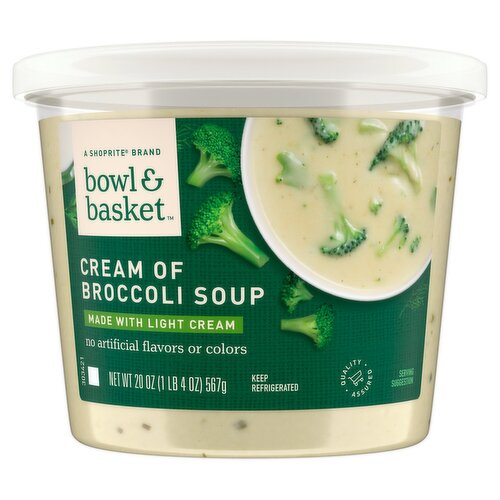 Bowl & Basket Cream of Broccoli Soup, 20 oz