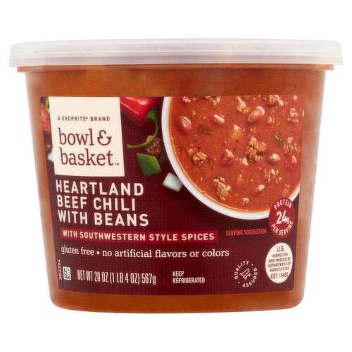 Bowl & Basket Heartland Beef Chili with Beans, 20 oz