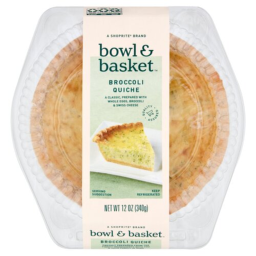 Bowl & Basket Broccoli Quiche, 12 oz