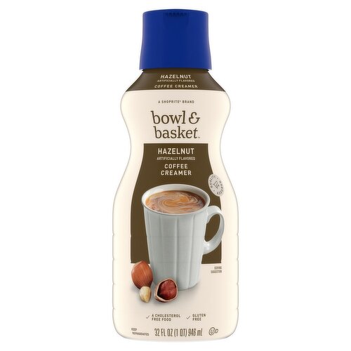 Bowl & Basket Hazelnut Coffee Creamer, 32 fl oz