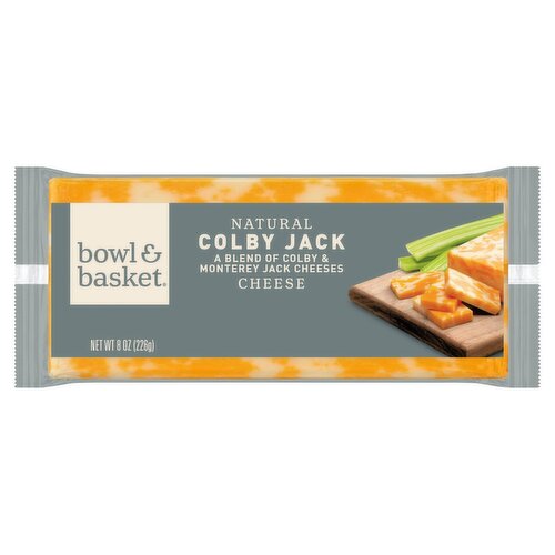 Bowl & Basket Natural Colby Jack Cheese, 8 oz