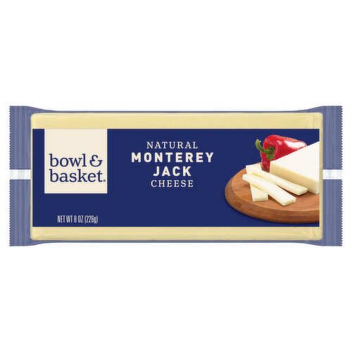 Bowl & Basket Natural Monterey Jack Cheese, 8 oz