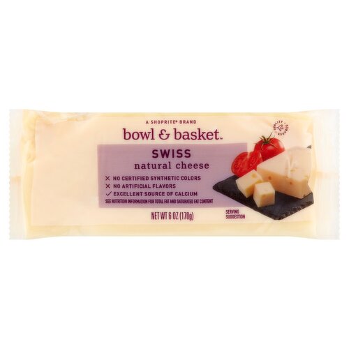 Bowl & Basket Swiss Natural Cheese, 6 oz