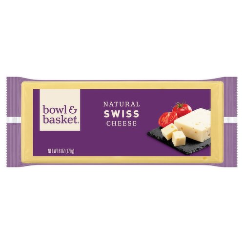 Bowl & Basket Natural Swiss Cheese, 6 oz