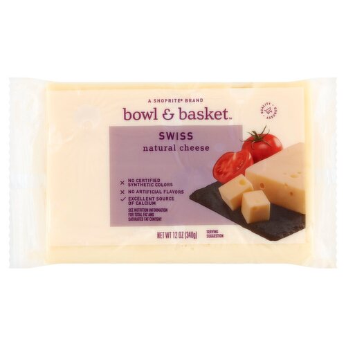 Bowl & Basket Swiss Natural Cheese, 12 oz