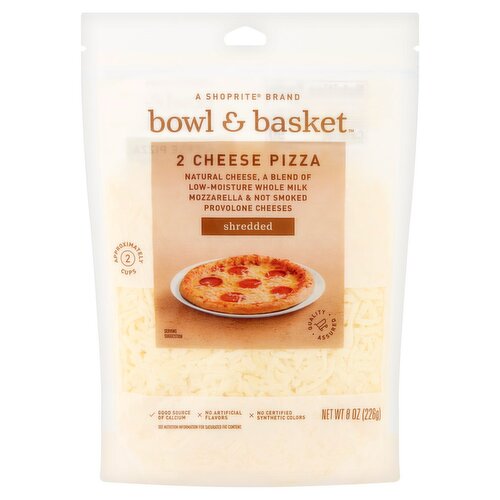 Bowl & Basket Shredded 2 Cheese Pizza, 8 oz