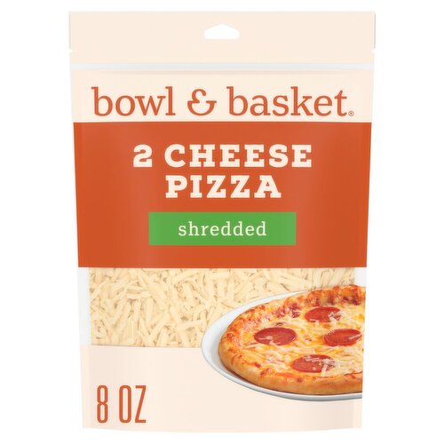 Bowl & Basket Shredded 2 Cheese Pizza, 8 oz