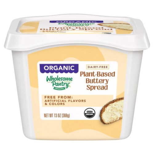 Wholesome Pantry Organic Dairy-Free Plant Based Buttery Spread, 13 oz