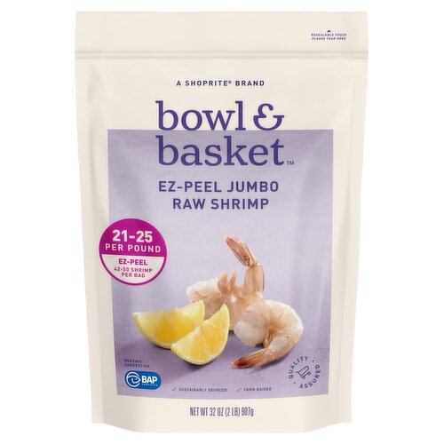 Bowl & Basket Ez-Peel Jumbo Raw Shrimp, 32 oz