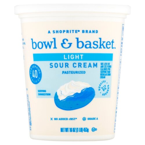 Bowl & Basket Light Sour Cream, 16 oz