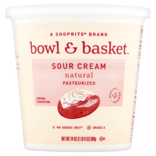 Bowl & Basket Sour Cream, 24 oz