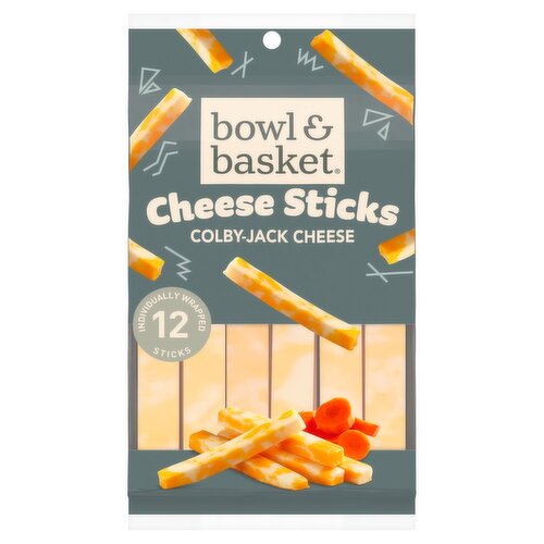 Bowl & Basket Colby-Jack Cheese Sticks, 12 count, 10 oz