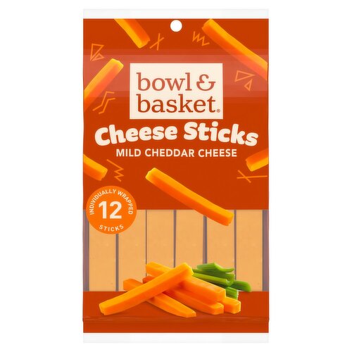 Bowl & Basket Mild Cheddar Cheese Sticks, 12 count, 10 oz