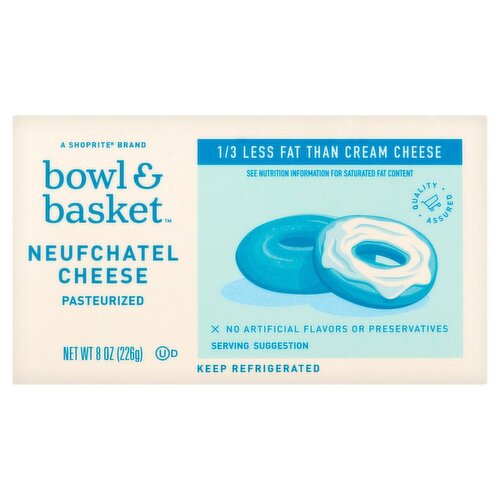 Bowl & Basket Neufchatel Cheese, 8 oz