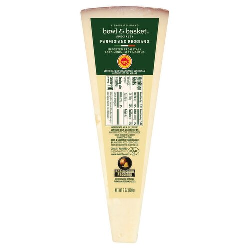 Bowl & Basket Specialty Parmigiano Reggiano Cheese, 7 oz