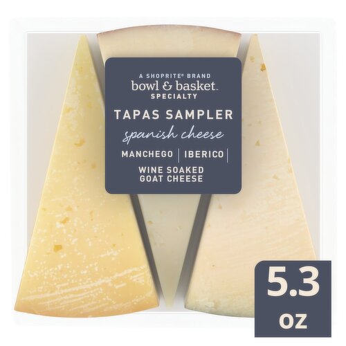 Bowl & Basket Specialty Tapas Sampler Spanish Cheese, 5.3 oz