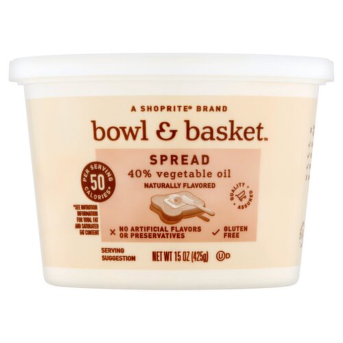 Bowl & Basket 40% Vegetable Oil Spread, 15 oz