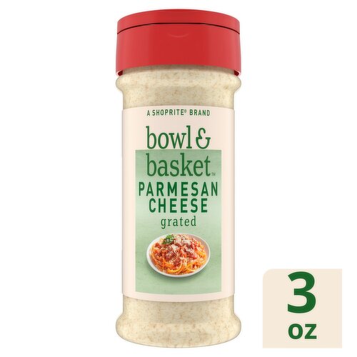 Bowl & Basket Grated Parmesan Cheese, 3 oz