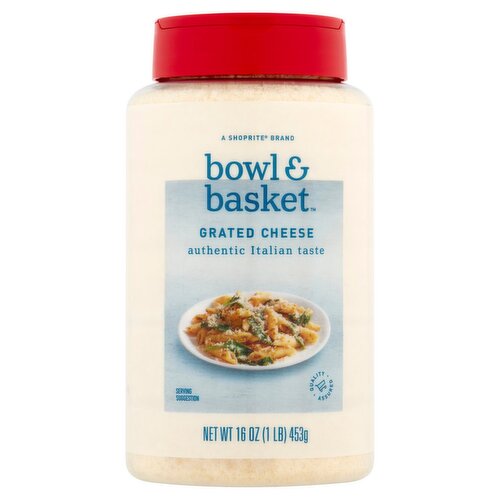 Bowl & Basket Grated Cheese, 16 oz