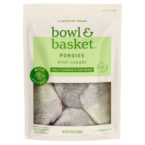 Bowl & Basket Wild Caught Porgies, 32 oz