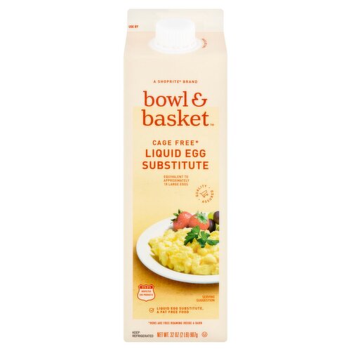 Bowl & Basket Cage Free Liquid Egg Substitute, 32 oz