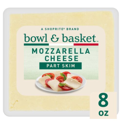 Bowl & Basket Part Skim Mozzarella Cheese, 8 oz