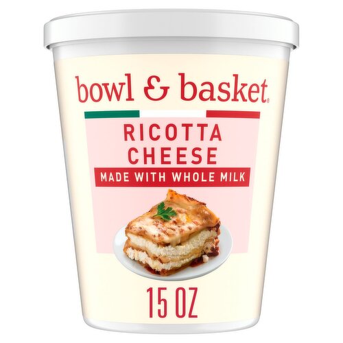 Bowl & Basket Ricotta Cheese, 15 oz