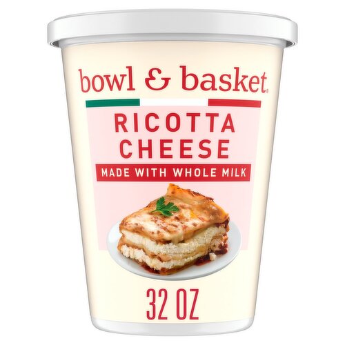 Bowl & Basket Ricotta Cheese, 32 oz
