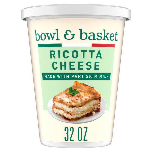 Bowl & Basket Ricotta Cheese, 32 oz