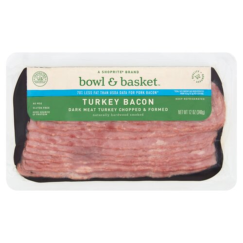 Bowl & Basket Turkey Bacon, 12 oz