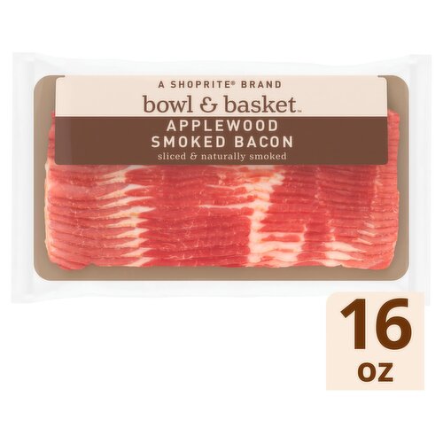 Bowl & Basket Applewood Smoked Bacon, 16 oz