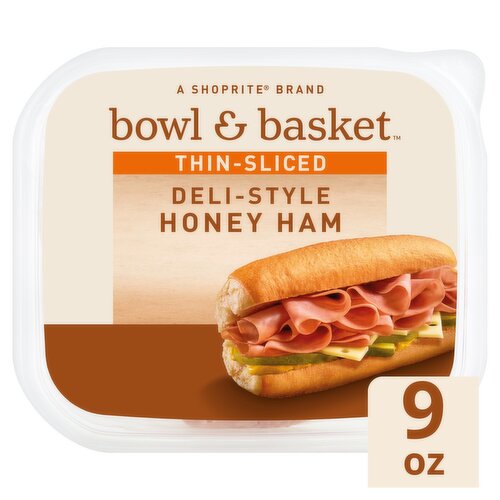 Bowl & Basket Thin-Sliced Deli-Style Honey Ham, 9 oz