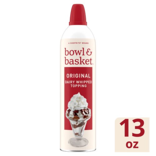 Bowl & Basket Original Dairy Whipped Topping, 13 oz