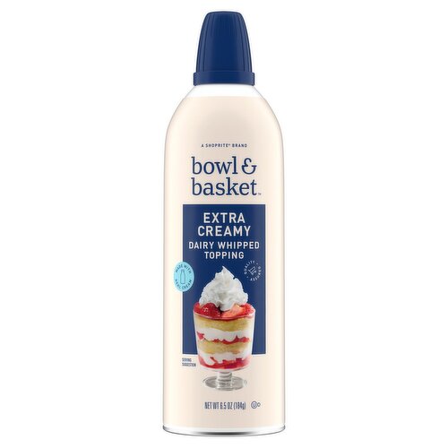 Bowl & Basket Extra Creamy Dairy Whipped Topping, 6.5 oz