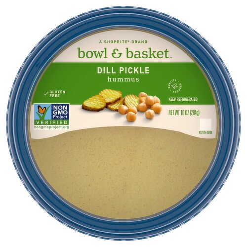 Bowl & Basket Dill Pickle Hummus, 10 oz