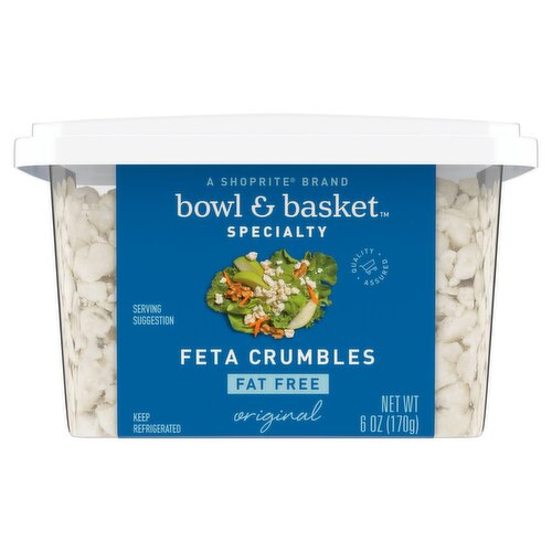 Bowl & Basket Specialty Original Feta Crumbles, 6 oz