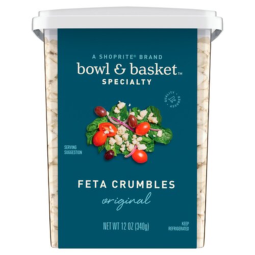 Bowl & Basket Specialty Original Feta Crumbles, 12 oz