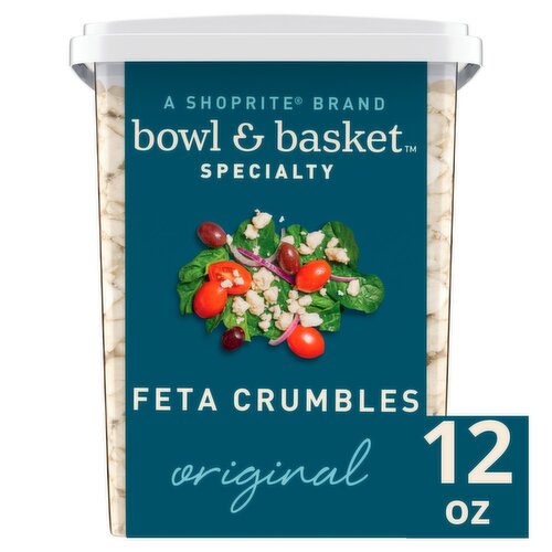 Bowl & Basket Specialty Original Feta Crumbles, 12 oz