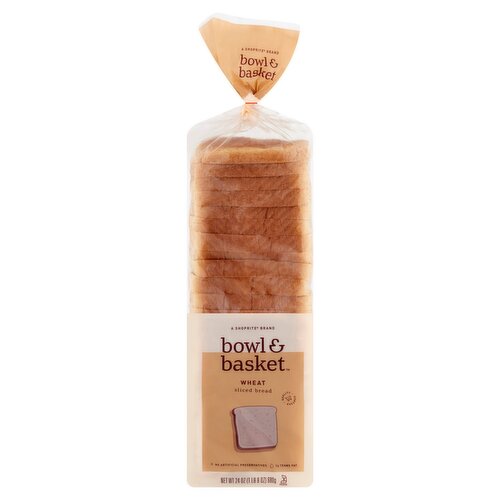 Bowl & Basket Wheat Sliced Bread, 24 oz