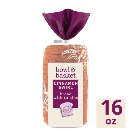 Bowl & Basket Cinnamon Swirl Bread with Raisins, 16 oz