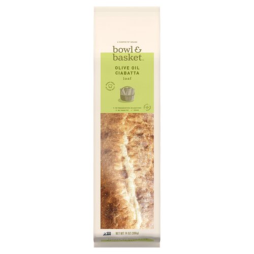 Bowl & Basket Olive Oil Ciabatta Loaf, 14 oz